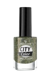 Golden Rose City Color Nail Lacquer Glitter Oje 104 - Golden Rose