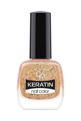Golden Rose Keratin Nail Color Glitter Oje 407 - 1