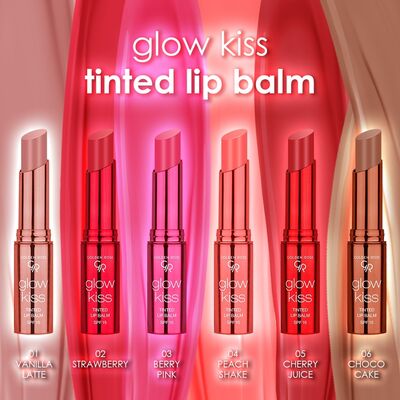 Golden Rose Glow Kiss Tinted Lip Balm Choco Cake 06