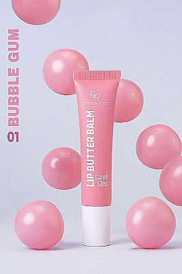 Golden Rose Lip Butter Balm Care&Gloss Renkli Dudak Parlatıcısı 01 Bubble Gum - 4