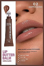 Golden Rose Lip Butter Balm Care&Gloss Renkli Dudak Parlatıcısı 02 Cappuccino - 2