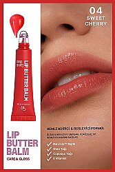 Golden Rose Lip Butter Balm Care&Gloss Renkli Dudak Parlatıcısı 04 Sweet Cherry - 3