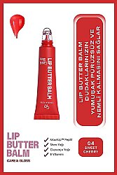 Golden Rose Lip Butter Balm Care&Gloss Renkli Dudak Parlatıcısı 04 Sweet Cherry - 2