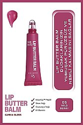 Golden Rose Lip Butter Balm Care&Gloss Renkli Dudak Parlatıcısı 05 Wild Berry - 2