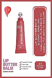 Golden Rose Lip Butter Balm Care&Gloss Renkli Dudak Parlatıcısı 07 Peachy Glow - 2
