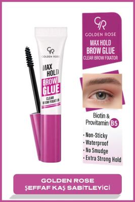 Golden Rose Max Hold Brow Glue - Şeffaf Kaş Sabitleyici 7 ml - 2