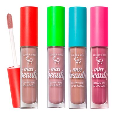 Golden Rose Miss Beauty Shine 3D Lip Gloss 03 Soft Peach