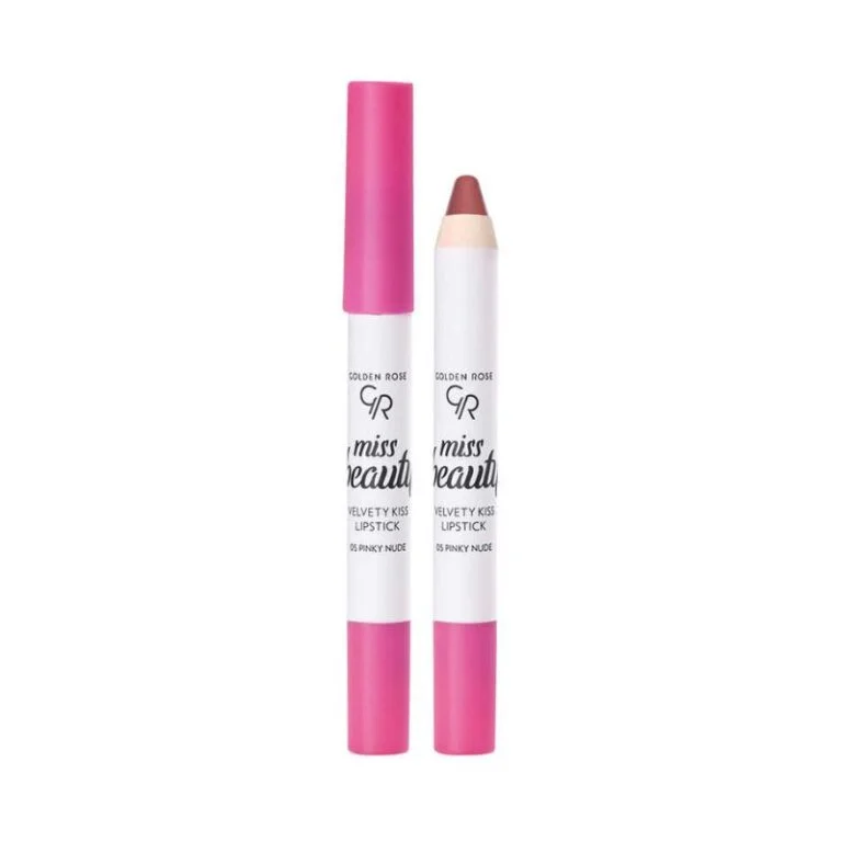 Golden Rose Miss Beauty Velvety Kiss Lipstick Ruj 05 Pinky - Thumbnail