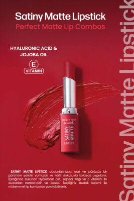 Golden Rose Mood Satiny Matte Lipstick 08 - 2