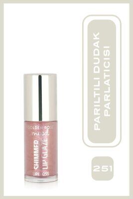 Golden Rose Mood Shimmer Lip Glaze Lipgloss 251 - 1
