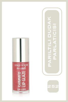 Golden Rose Mood Shimmer Lip Glaze Lipgloss 252 - 1