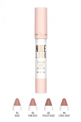 Golden Rose Nude Look Creamy Shine Lipstick Ruj 01 - 2