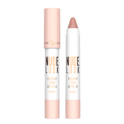 Golden Rose Nude Look Creamy Shine Lipstick Ruj 01 - Golden Rose