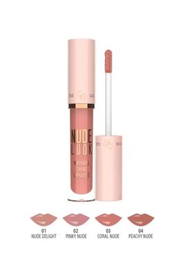 Golden Rose Nude Look Natural Shine Lip Gloss 04 - 2