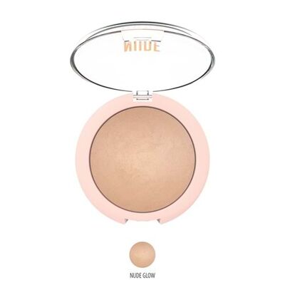 Golden Rose Nude Look Sheer Baked Powder Pudra Nude Glow - 1