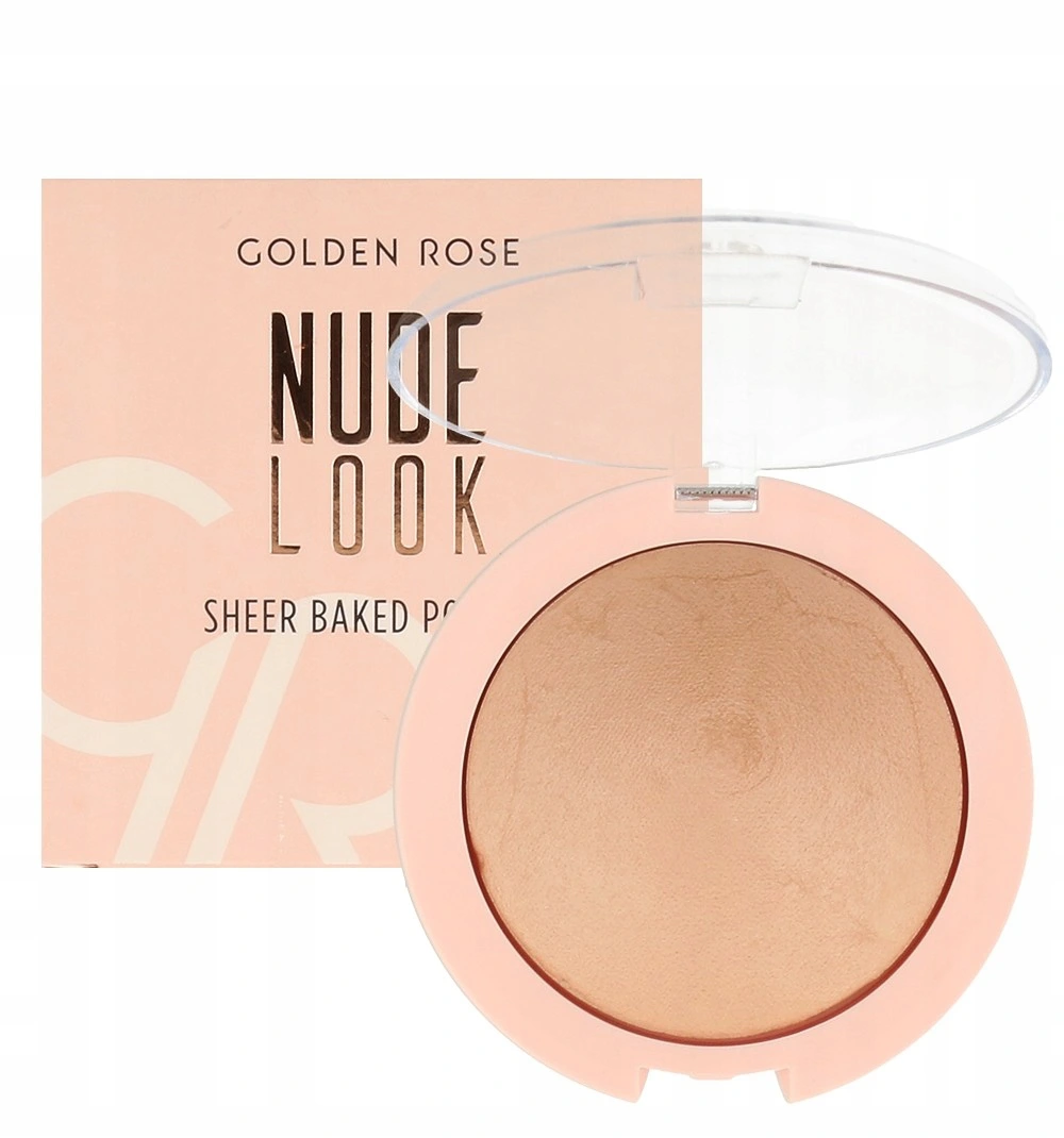 Golden Rose Nude Look Sheer Baked Powder Pudra Nude Glow - 2