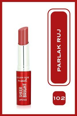 Golden Rose Mood Sheer Bright Lipstick 102 - 1