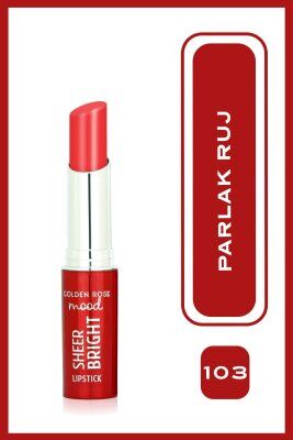Golden Rose Mood Sheer Bright Lipstick 103 - 1