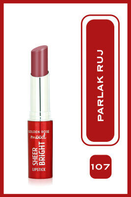 Golden Rose Mood Sheer Bright Lipstick 107 - 1