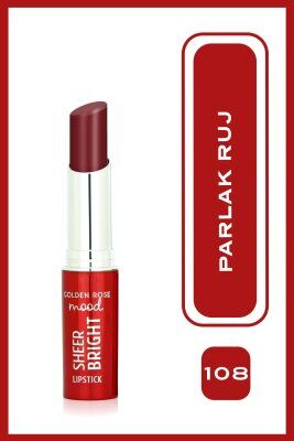 Golden Rose Mood Sheer Bright Lipstick 108 - 1