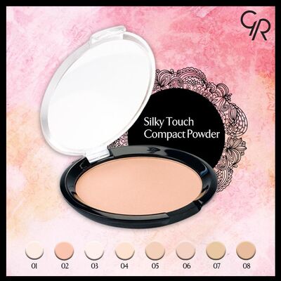 Golden Rose Silky Touch Compact Powder Pudra 01 - 3