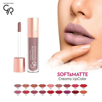 Golden Rose Soft Matte Creamy Lipcolor 102