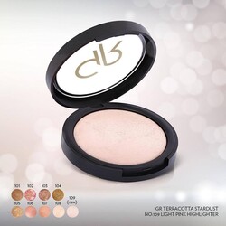 Golden Rose Teracotta Stardust Allık 109 Light Pink Highlighter - 2