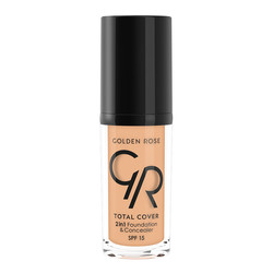 Golden Rose Total Cover 2 in1 Fondöten & Kapatıcı 07 Natural - 1