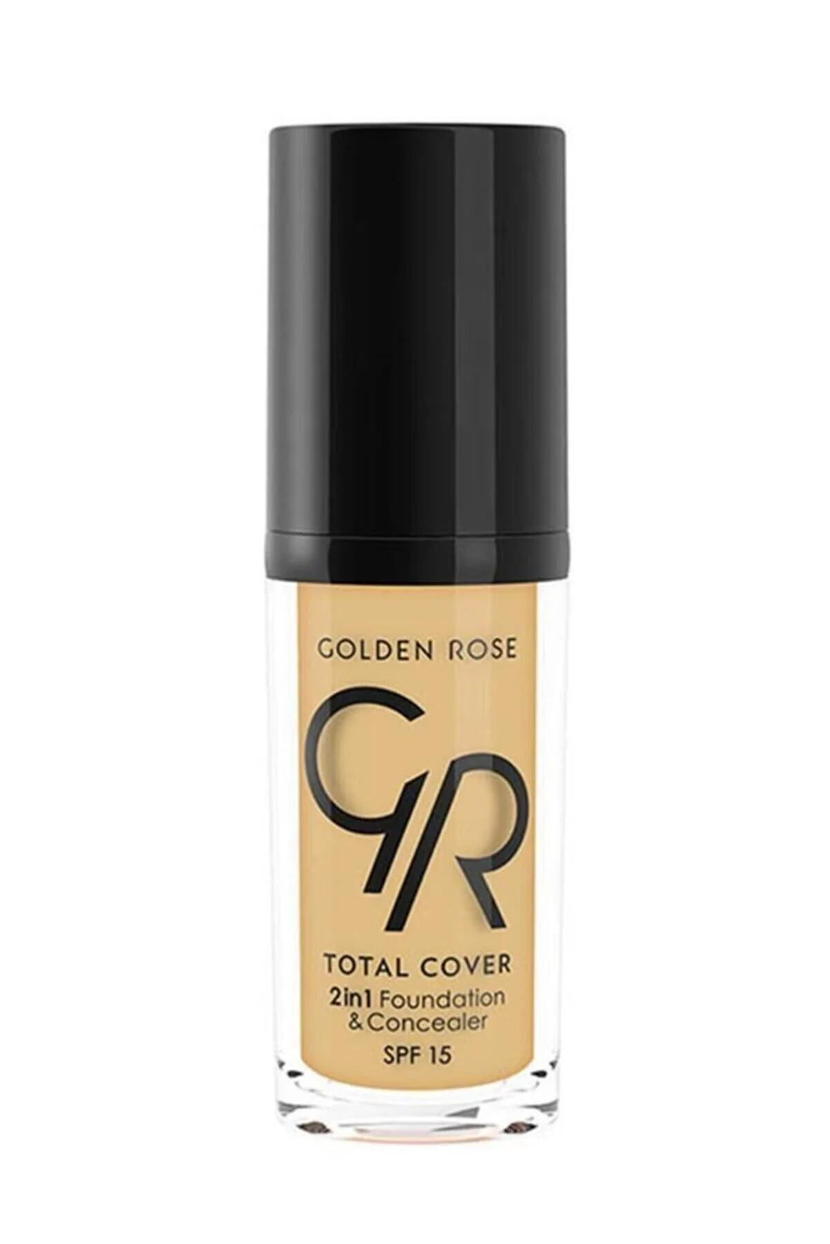 Golden Rose Total Cover 2 in1 Fondöten & Kapatıcı 23 Medium Yellow Beige - 1