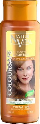 Natur Vital Coloursafe Blonde Hair Shampoo- Sarı Saçlar İçin Kına Özlü Renk Parlatıcı Şampuan 300 ml - 1