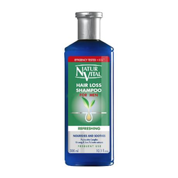 Natur Vital - Natur Vital Hair Loss Refreshing Shampoo For Men- Erkekler için Saç Dökülme Karşıtı Ferahlatıcı Şampuan 300 ml