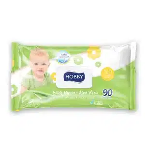 Hobby - Hobby Aloe Vera Islak Havlu 90 Adet