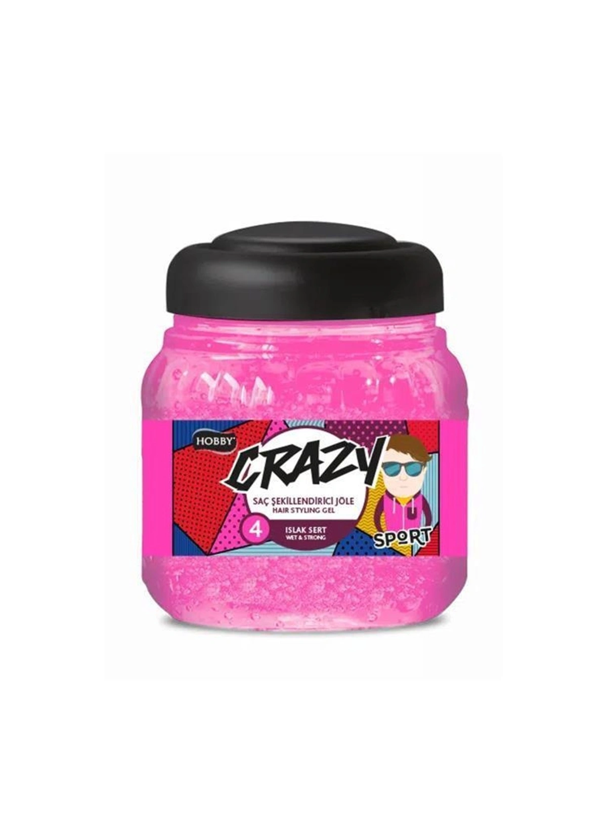 Hobby Crazy Wet-Strong Islak Sert Saç Jölesi 150 ml - Hobby