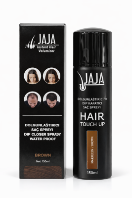 Jaja Dolgunlaştırıcı Dip Kapatıcı Saç Spreyi Brown Kahve 150 ml - 1