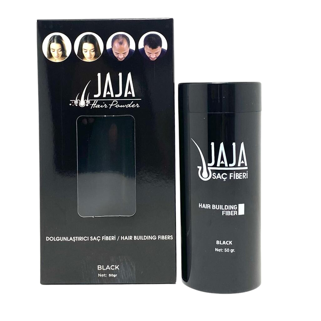 jaja - Jaja Hair Building Dolgunlaştırıcı Saç Fiberi Siyah 50 g