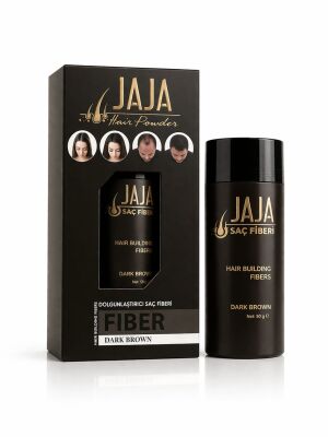 Jaja Hair Building Dolgunlaştırıcı Saç Fiberi Dark Brown 50 Gr - 1