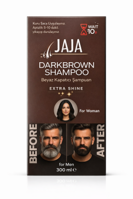 Jaja Vitamin İçerikli Pigment Şampuanı Koyu Kahverengi 300 ml - 1