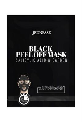 Jeunesse Black Peel Off Mask Salisilik Asit Aktif Karbon Soyulabilir Maske 15 g - 1