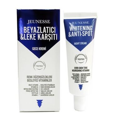 Jeunesse Beyazlatıcı Leke Karşıtı Gece Bakım Kremi 50 ml 