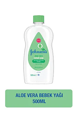 Johnson's Baby Yağ Aloe Vera 500 ml - 1