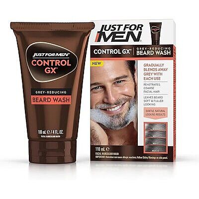 Just For Men Control GX Beard Gri Azaltıcı Sakal Bıyık Yıkama Şampuanı 118 ml - 1