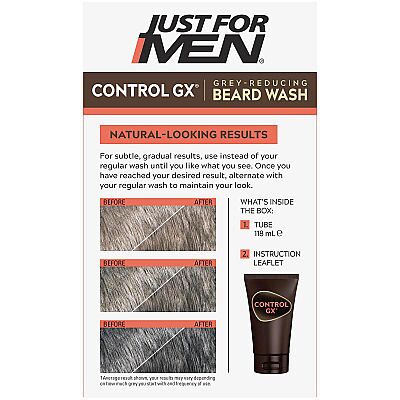 Just For Men Control GX Beard Gri Azaltıcı Sakal Bıyık Yıkama Şampuanı 118 ml - 2