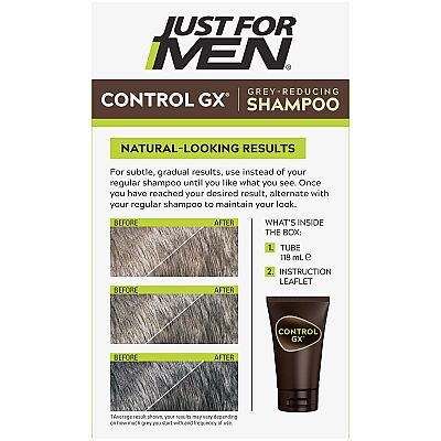 Just For Men Control GX Beard Aloe Vera & Coconut Oil Gri Azaltıcı Sakal Bıyık Yıkama Şampuanı 118 ml - 2