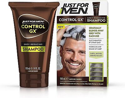 Just For Men Control GX Beard Aloe Vera & Coconut Oil Gri Azaltıcı Sakal Bıyık Yıkama Şampuanı 118 ml - 1