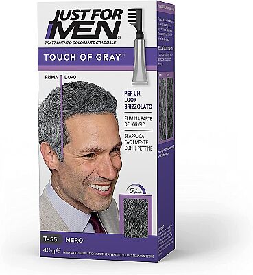 Just For Men Touch Of Grey Saç Boyası T-55 Siyah - 1