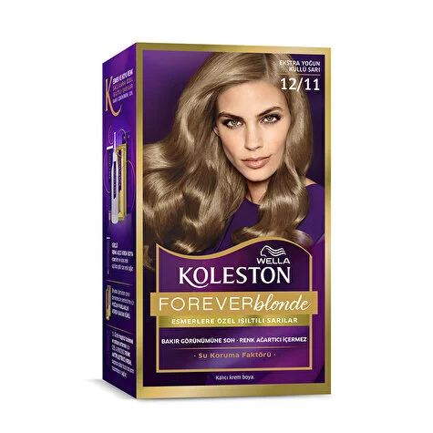 Wella Koleston Kit Saç Boyası 12/11 Ekstra Yoğun Küllü Sarı