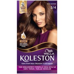 Wella - Wella Koleston Kit Saç Boyası 3/4 Koyu Kestane