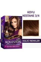 Wella Koleston Kit Saç Boyası 3/4 Koyu Kestane - Thumbnail