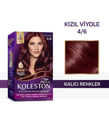 Koleston Kit Saç Boyası 4/6 Kızıl Viyole