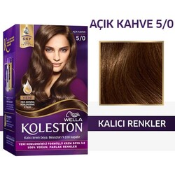 Wella Koleston Kit Saç Boyası Açık Kahve 5/0 - Thumbnail